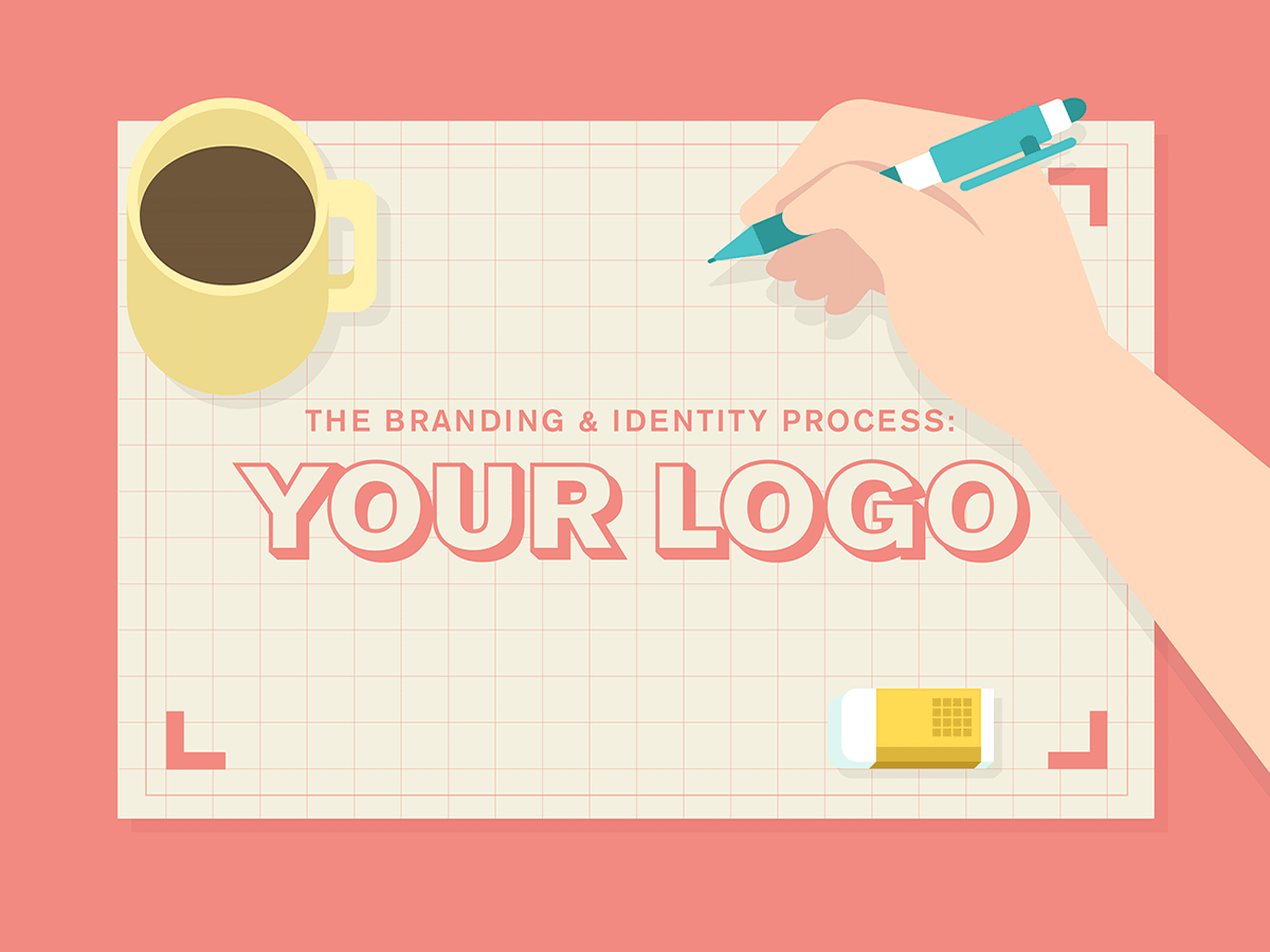 BrandingLogo_ Coffee, hand, logo, branding design process