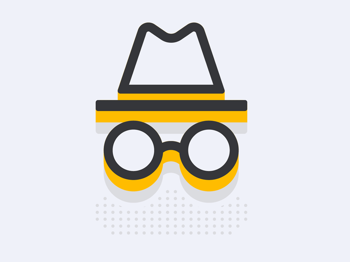 Invisible design depicted by an invisible man wearing glasses and a hat with no facial features